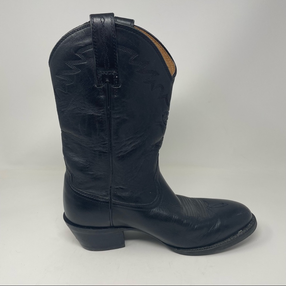 Ariat Men's Black Leather Sedona Cowboy Boots Size 8 D
